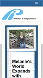Mobile Screenshot of pathways2independence.com